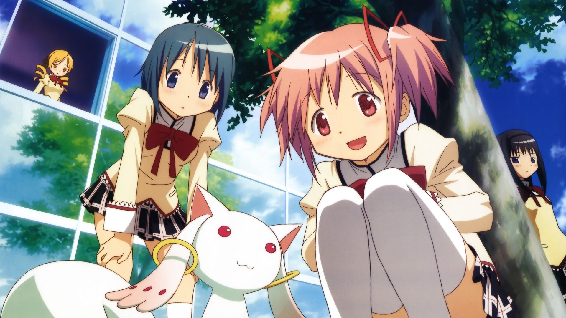 Puella Magi Madoka Magica the Movie Part 1: Beginnings background