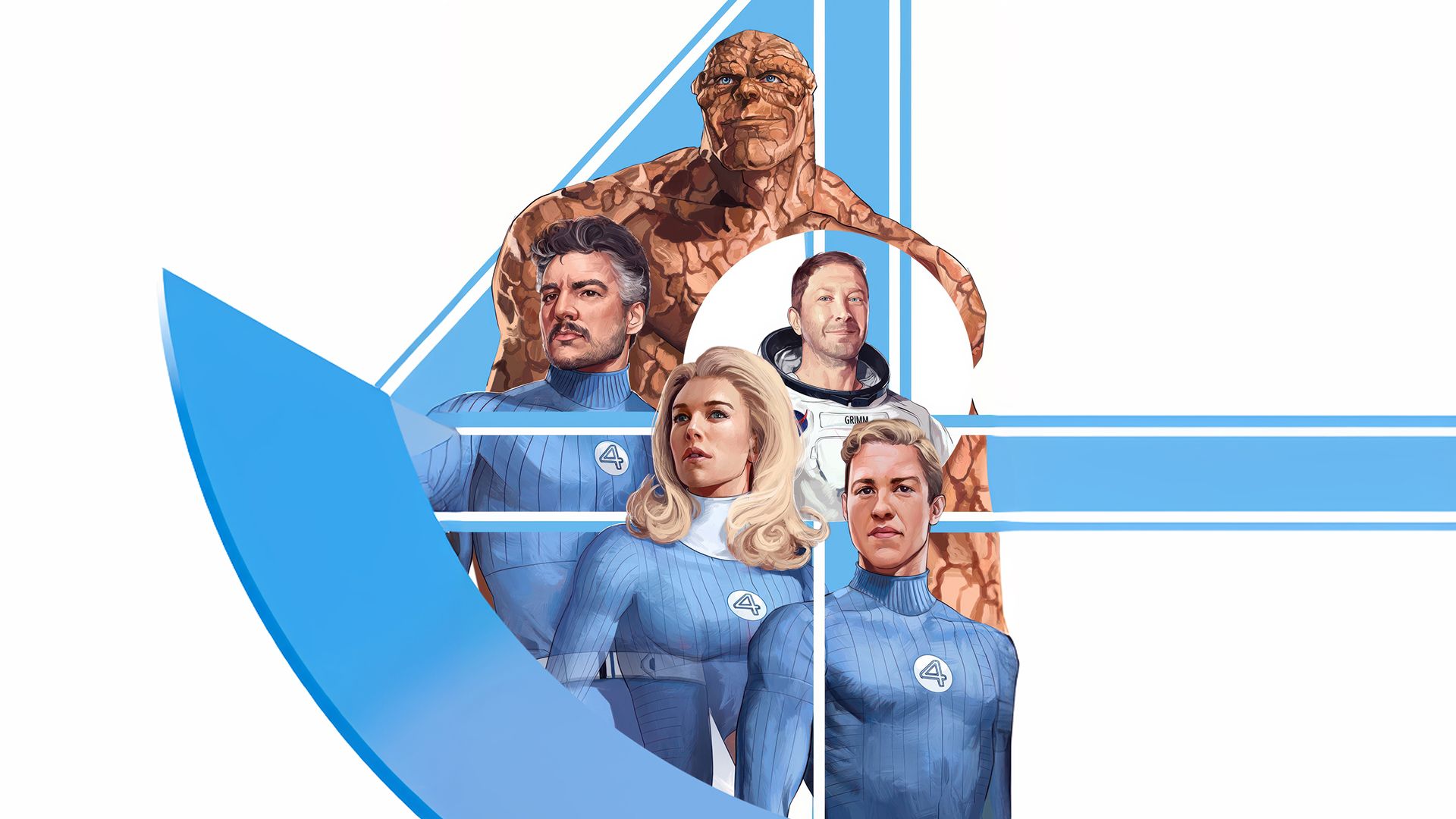 The Fantastic Four: First Steps background