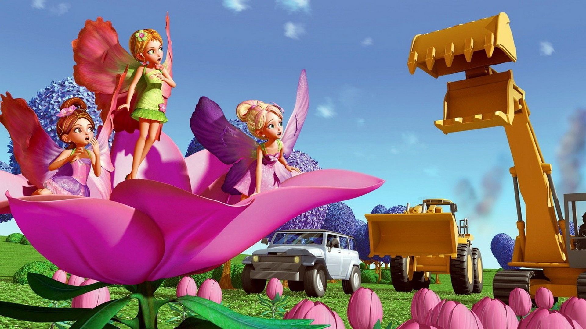 Barbie Presents: Thumbelina background