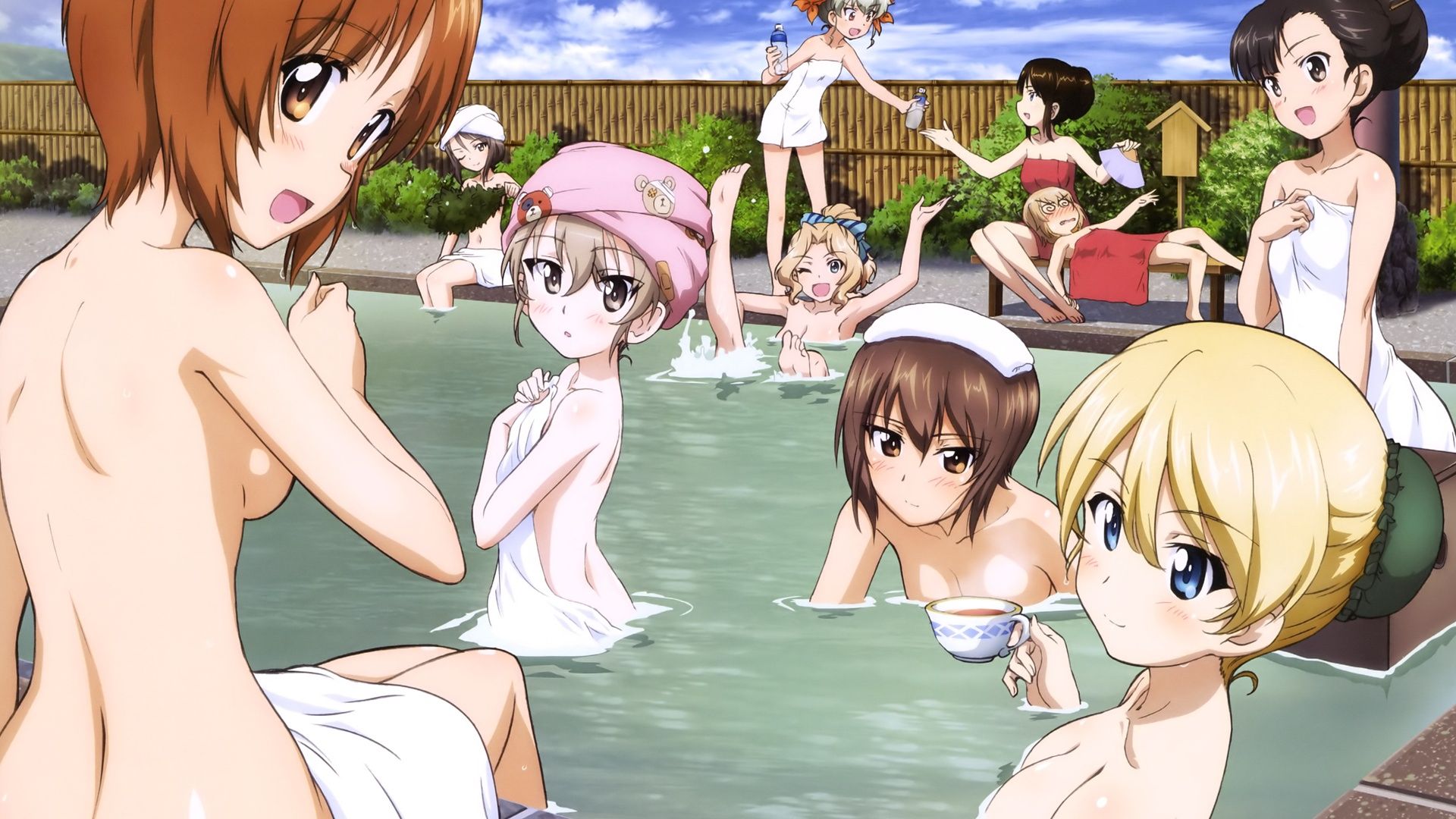 Girls und Panzer der Film background