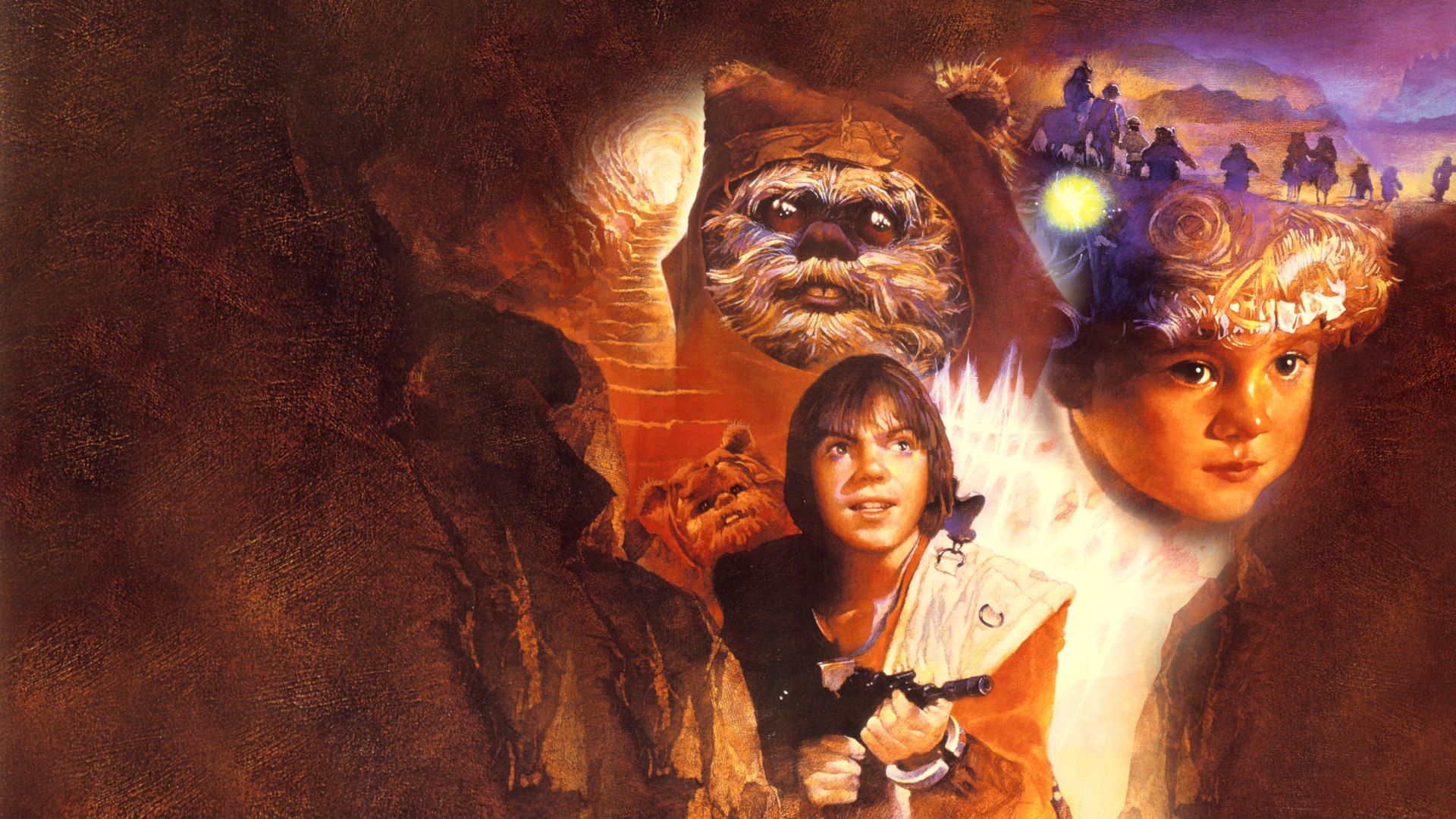 The Ewok Adventure background