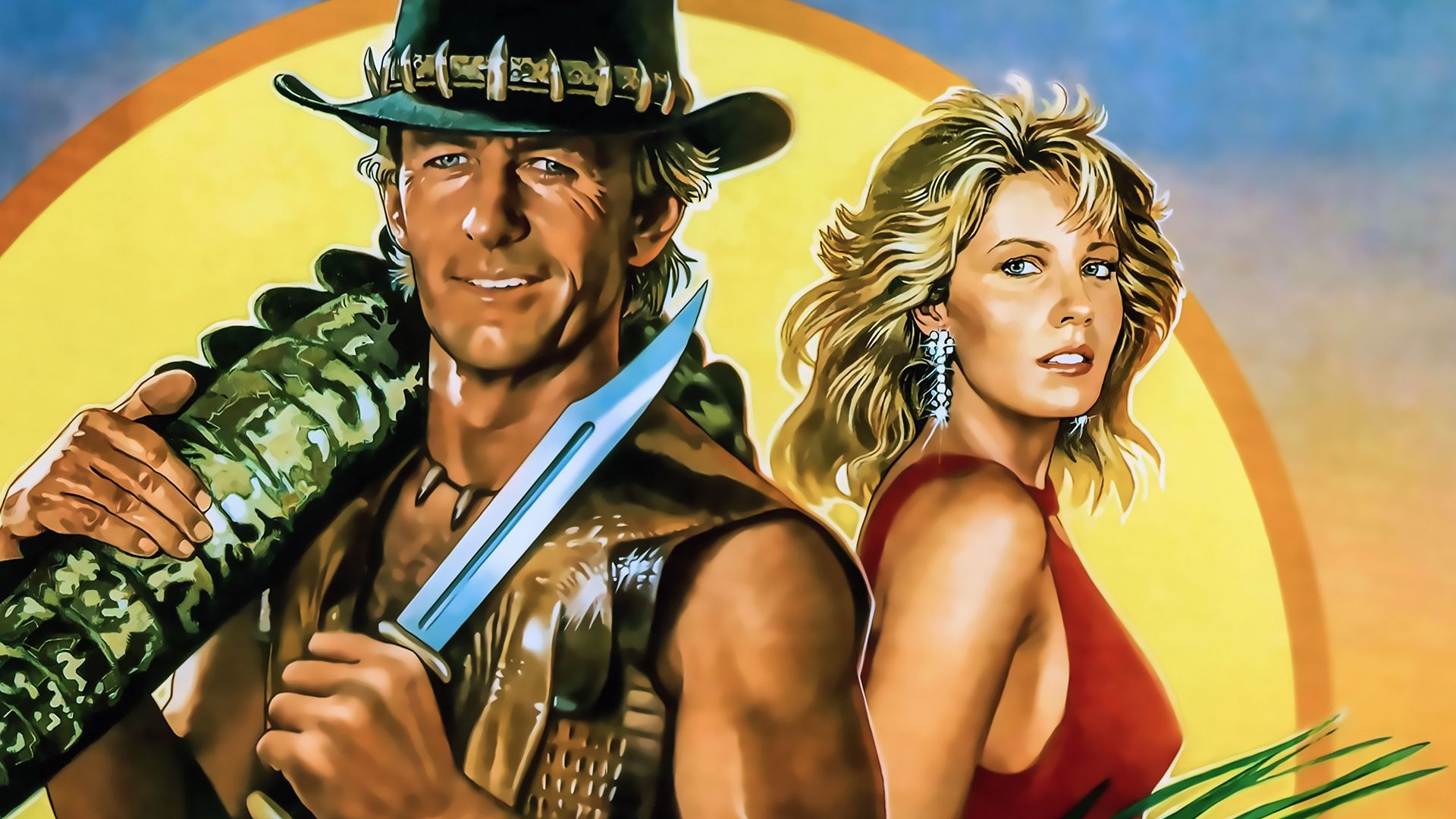 'Crocodile' Dundee background