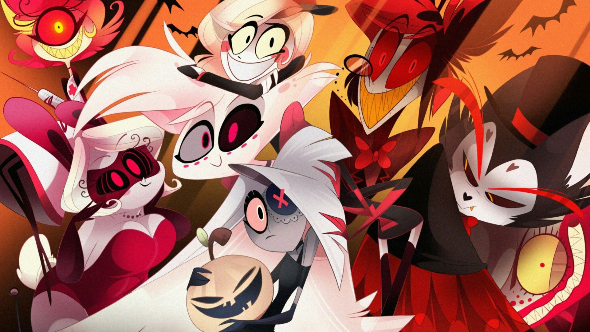 Hazbin Hotel background