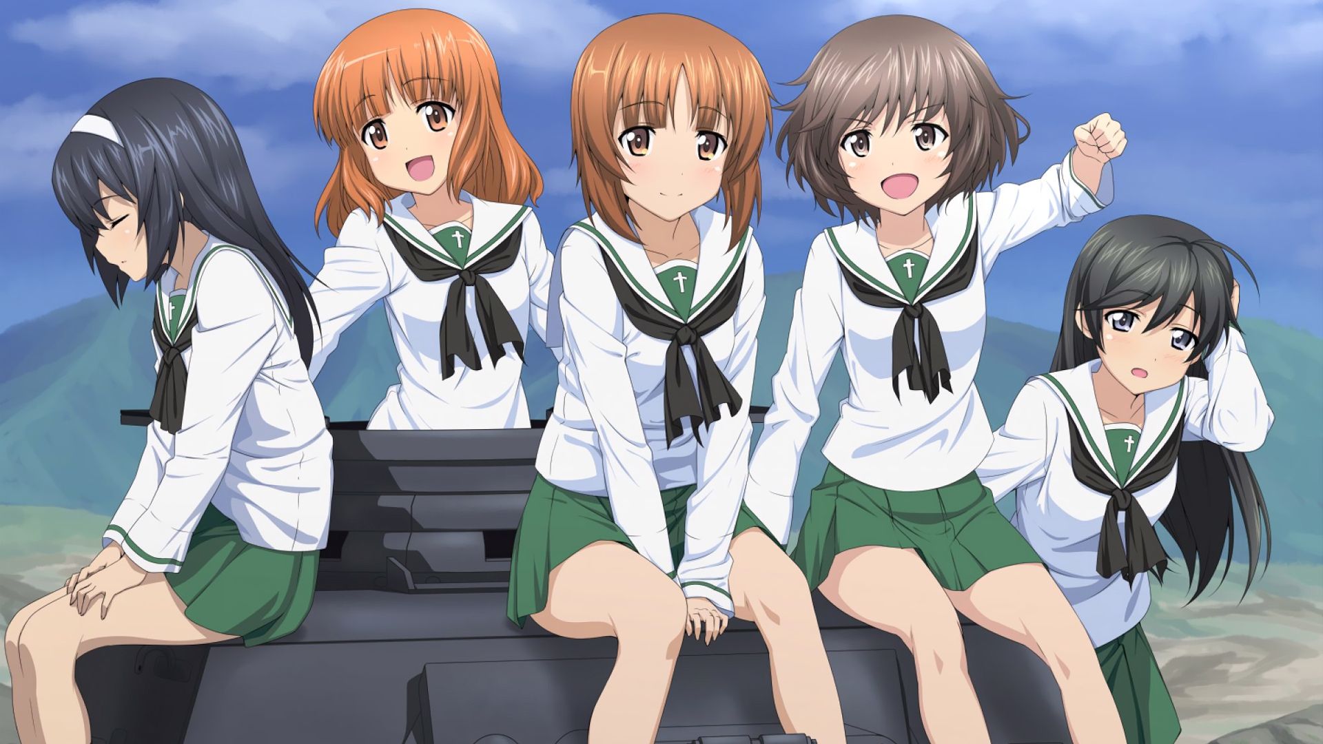 Girls und Panzer background