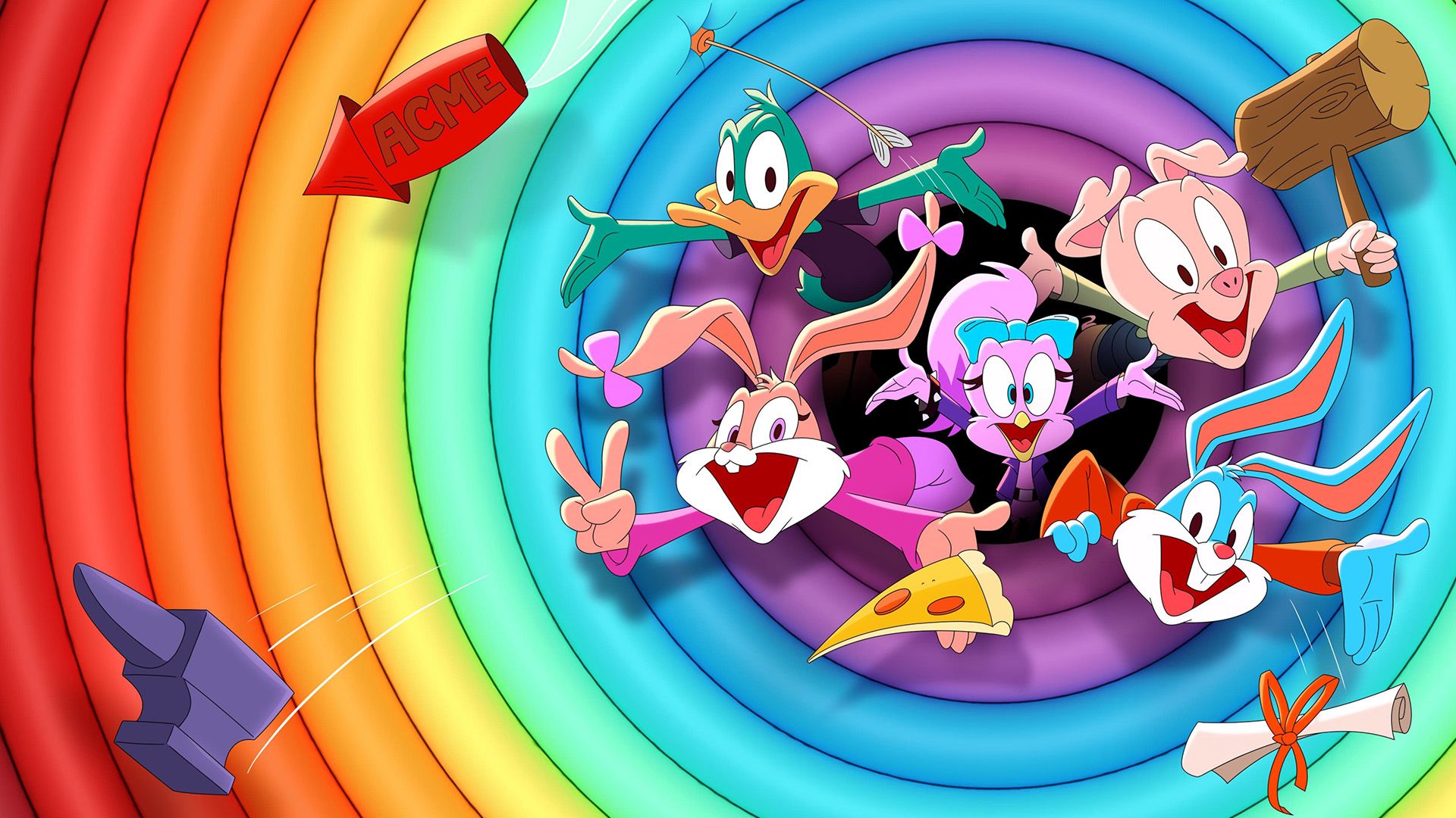 Tiny Toons Looniversity background