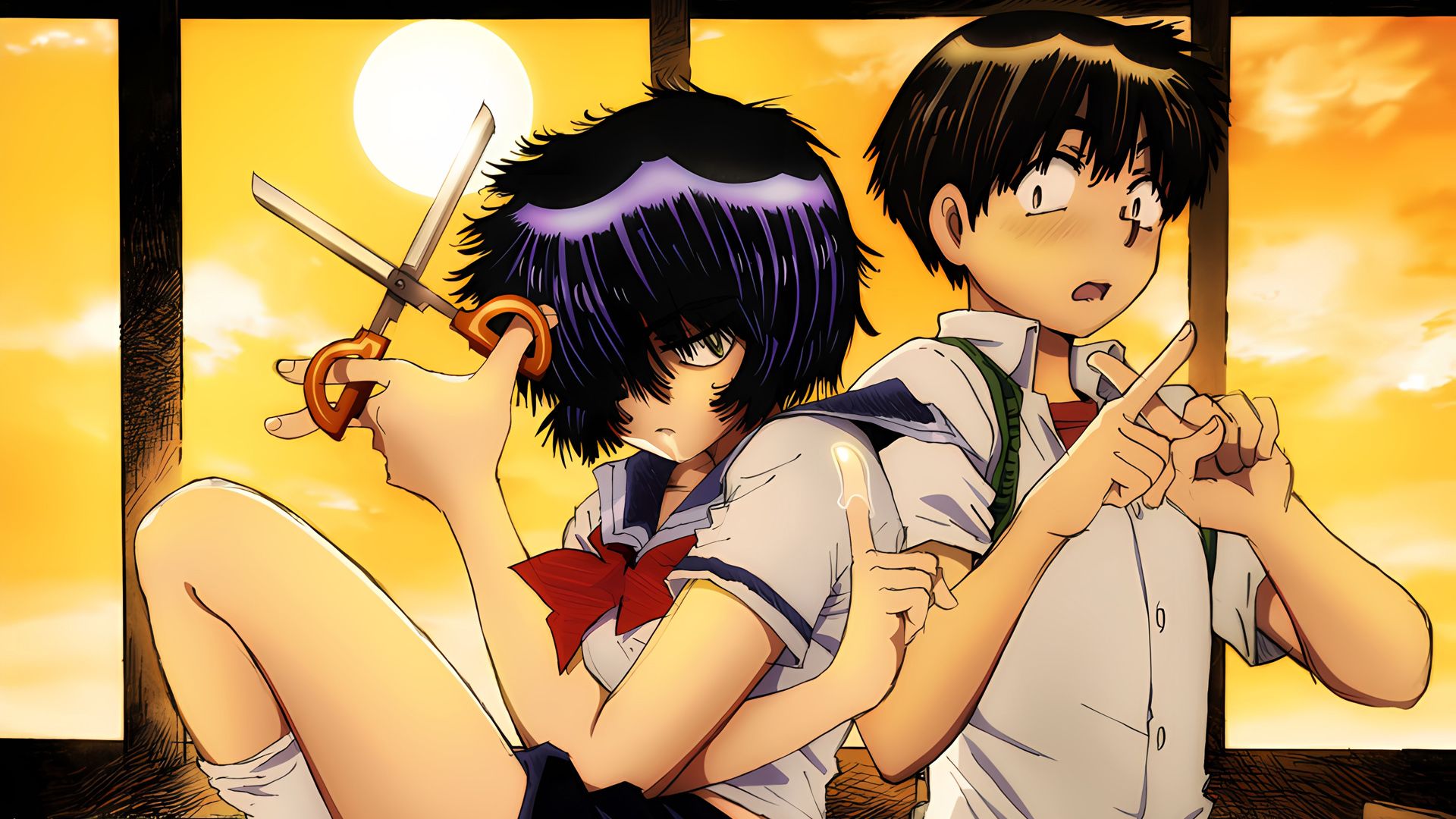 Mysterious Girlfriend X background