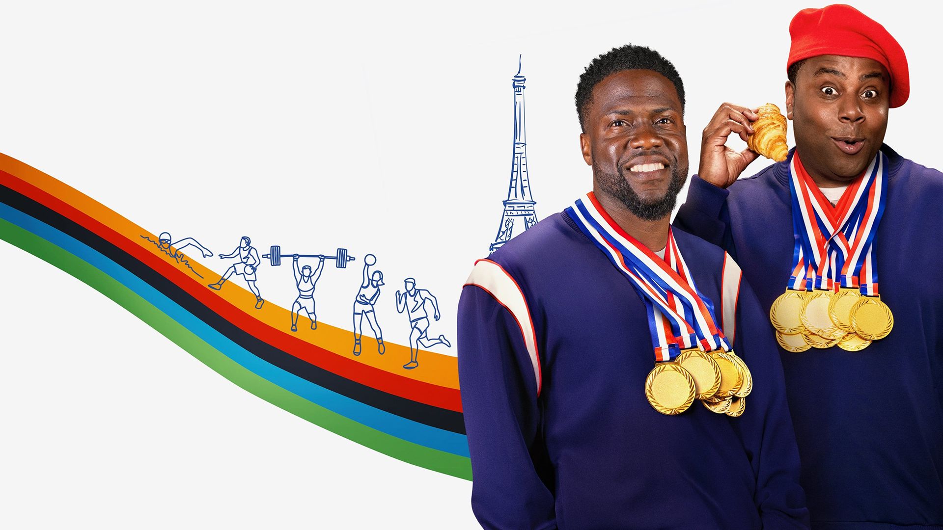 Olympic Highlights with Kevin Hart and Kenan Thompson background