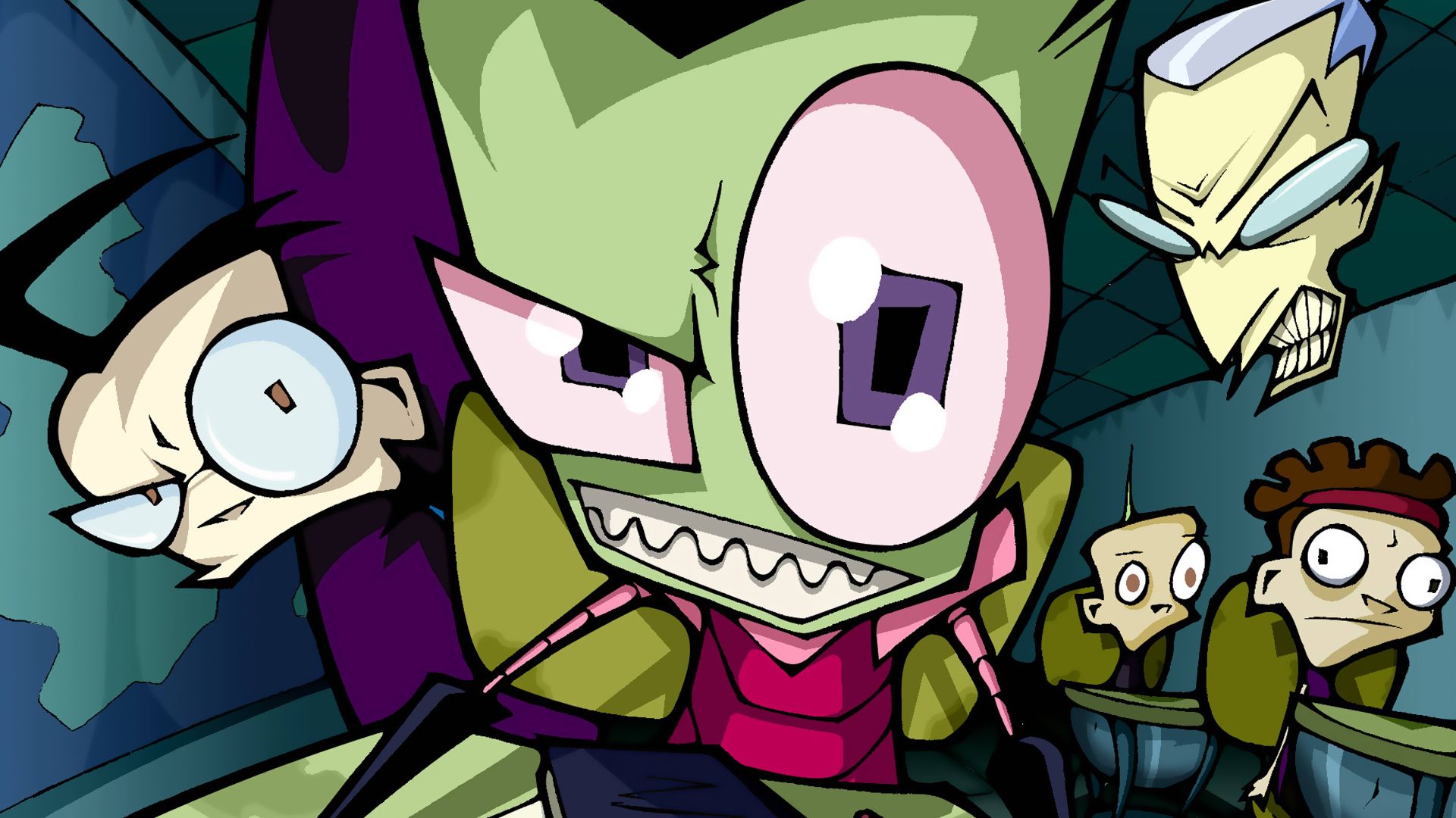 Invader ZIM background