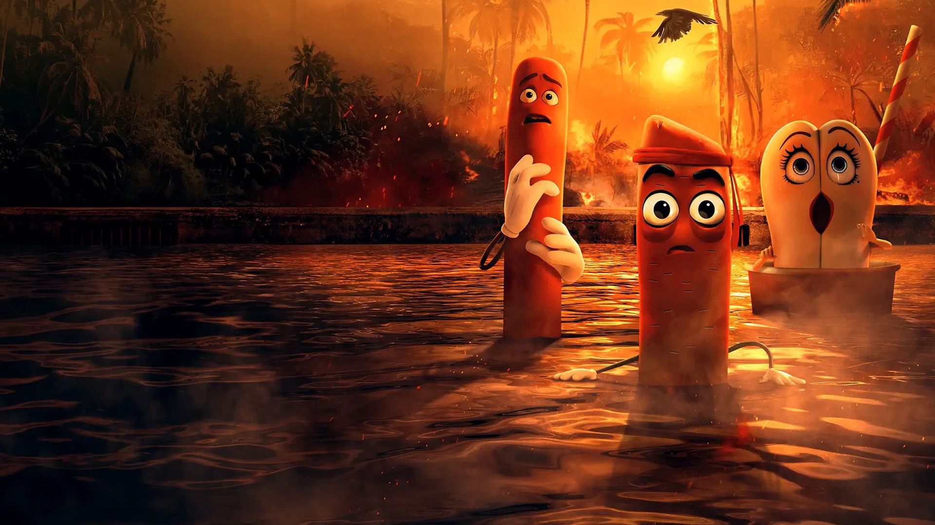 Sausage Party: Foodtopia background