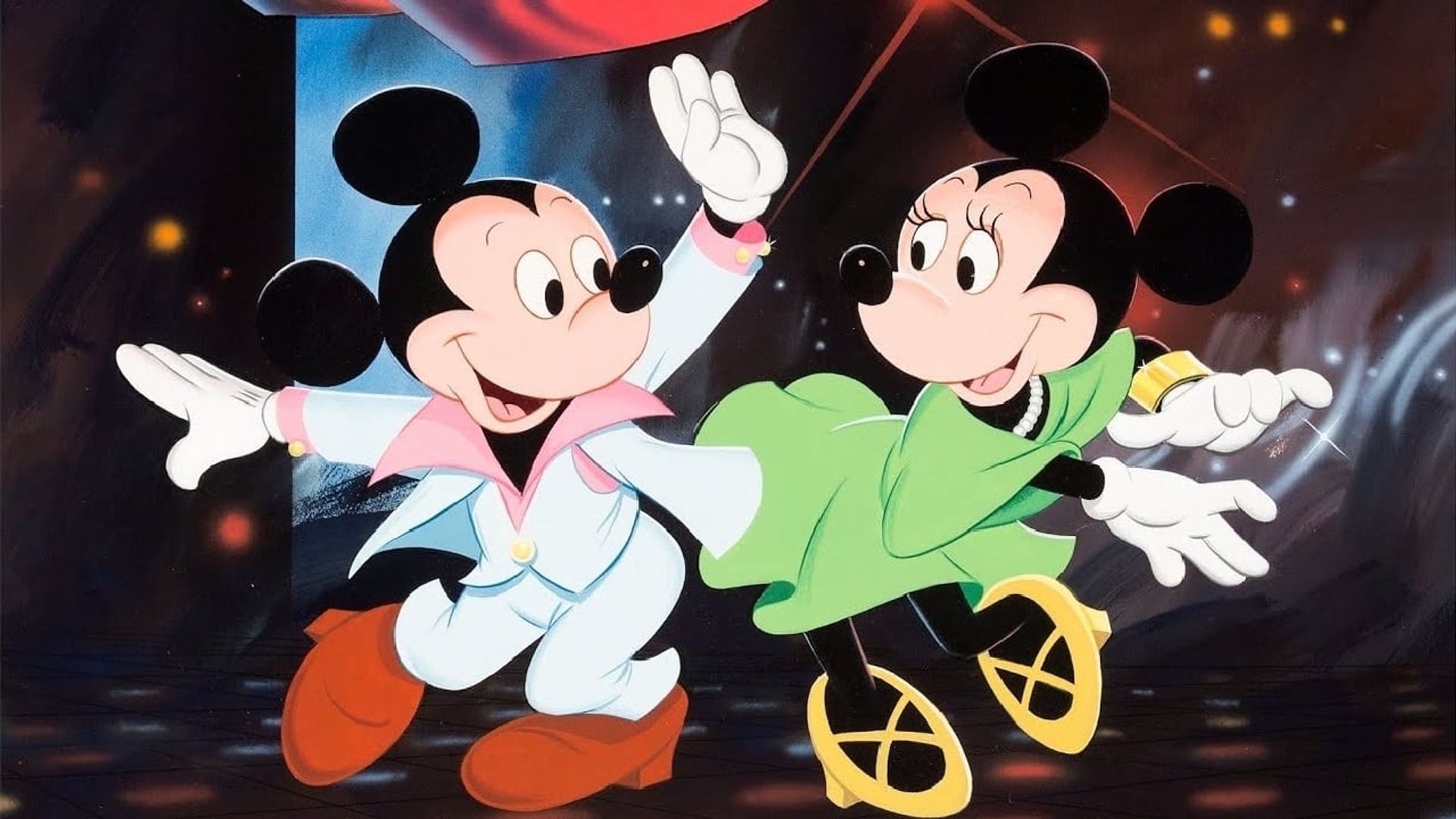 Mickey Mouse Disco background