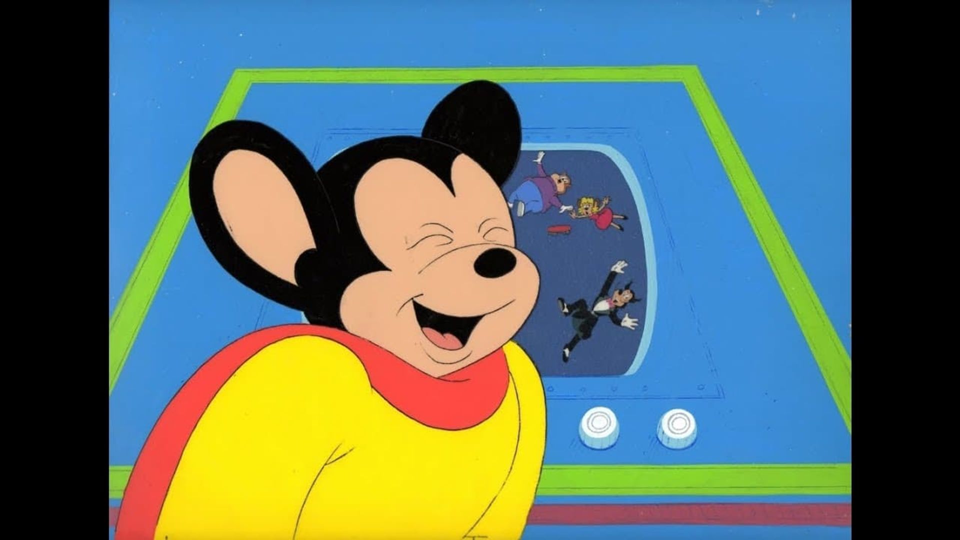 Mighty Mouse in the Great Space Chase background