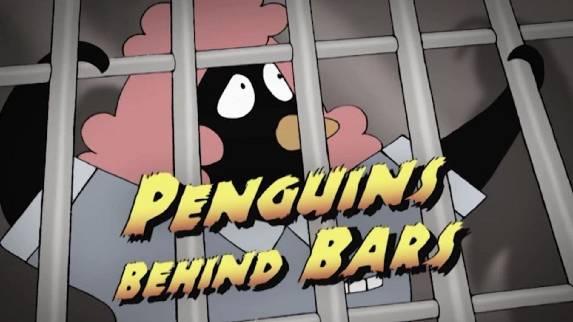 Penguins Behind Bars background