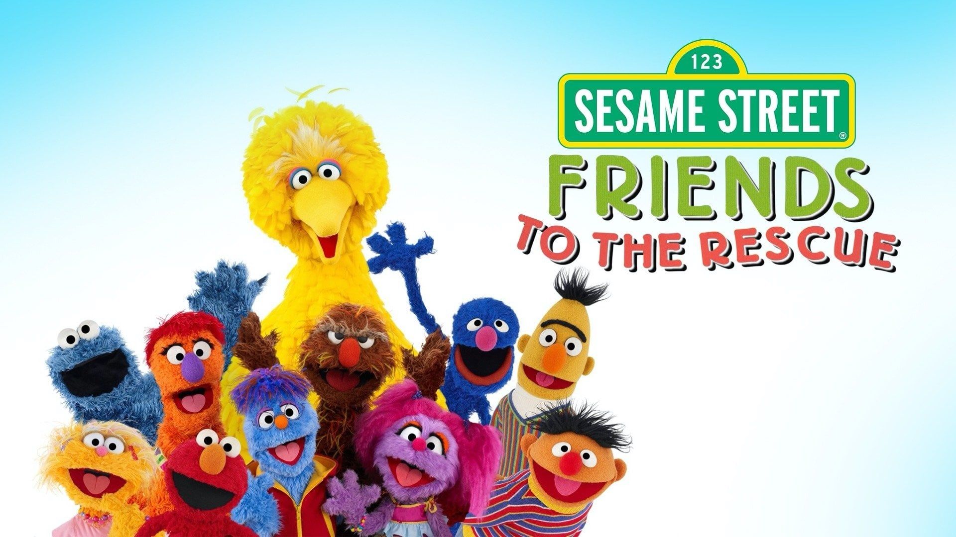 Sesame Street: Friends to the Rescue background