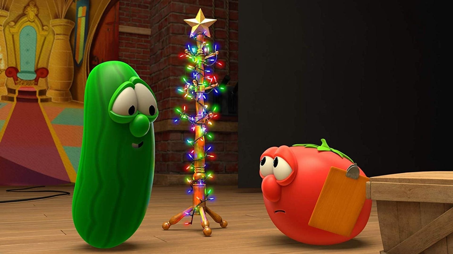 The VeggieTales Show background