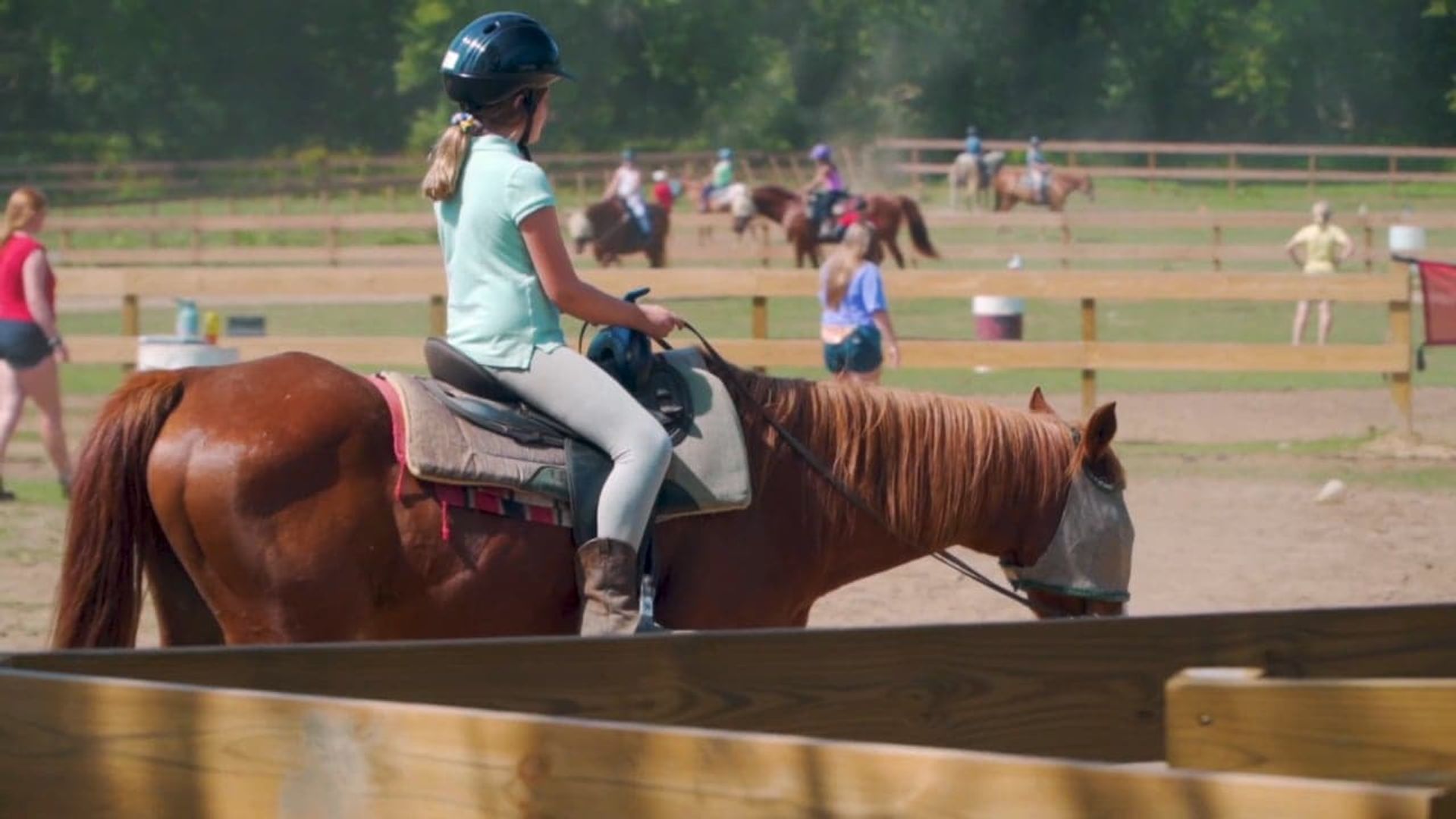 Horse Camp: A Love Tail background