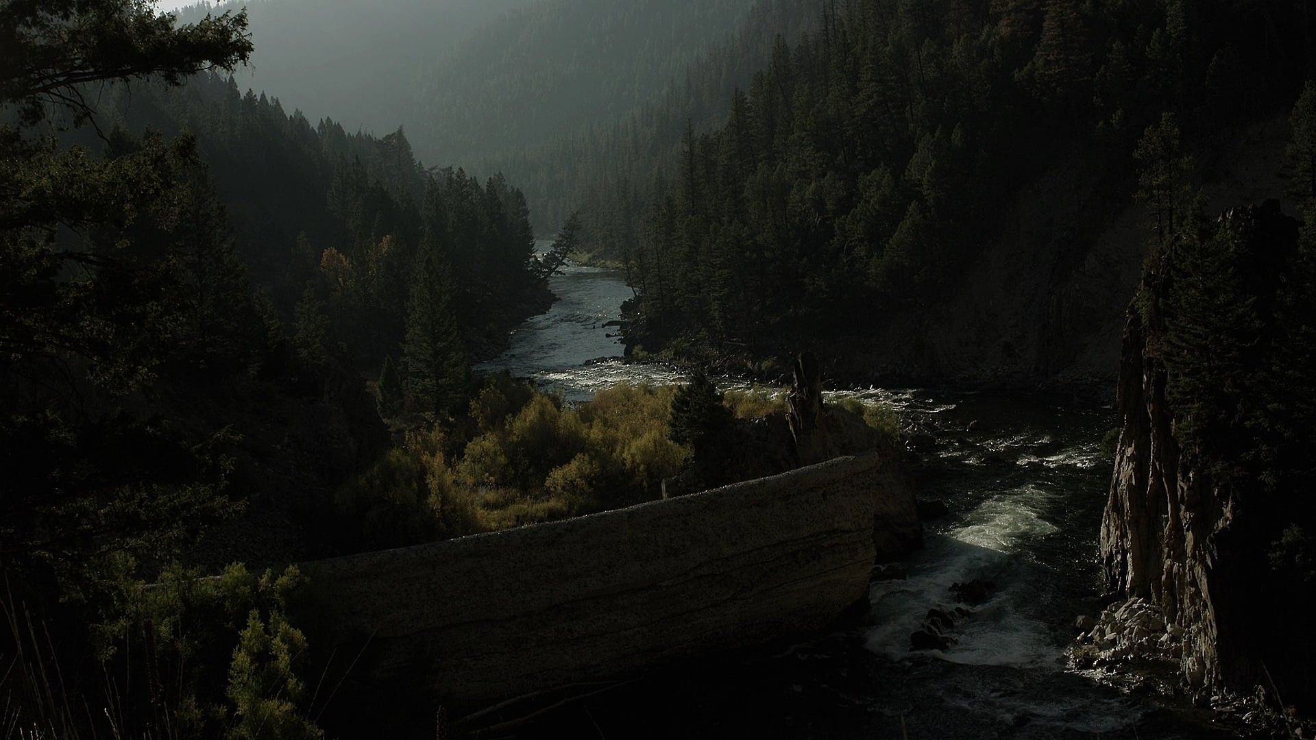 River of Fundament background