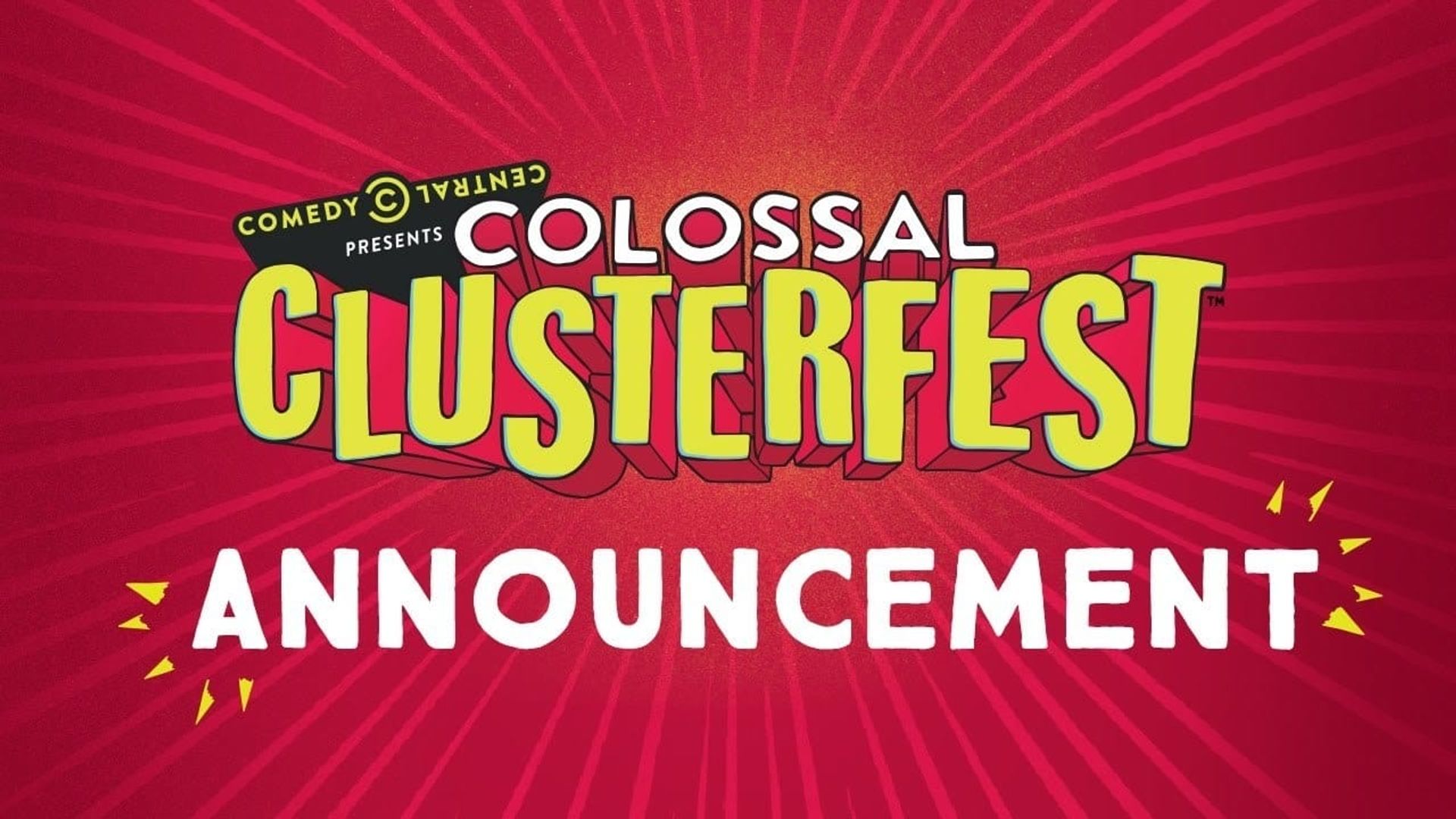 Comedy Central's Colossal Clusterfest background