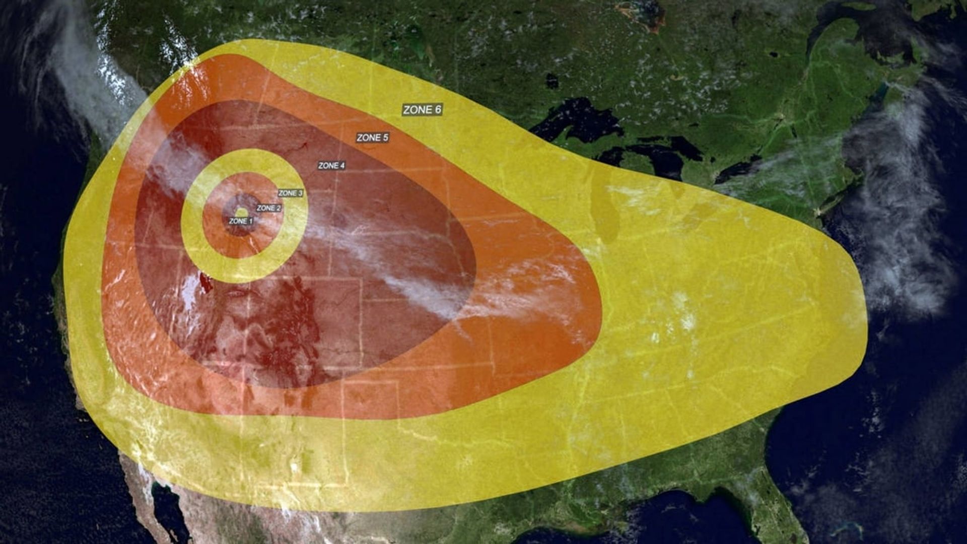 Yellowstone Supervolcano background