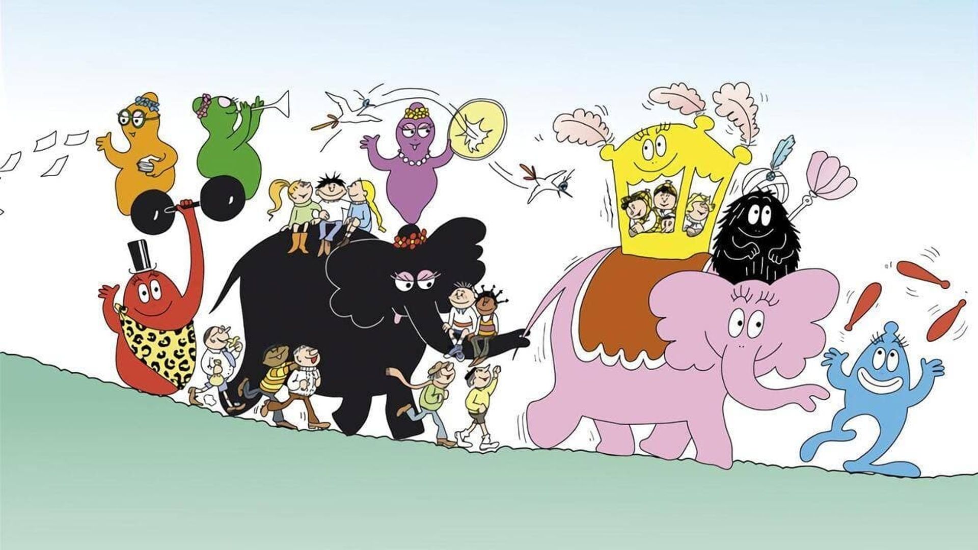 Barbapapa background