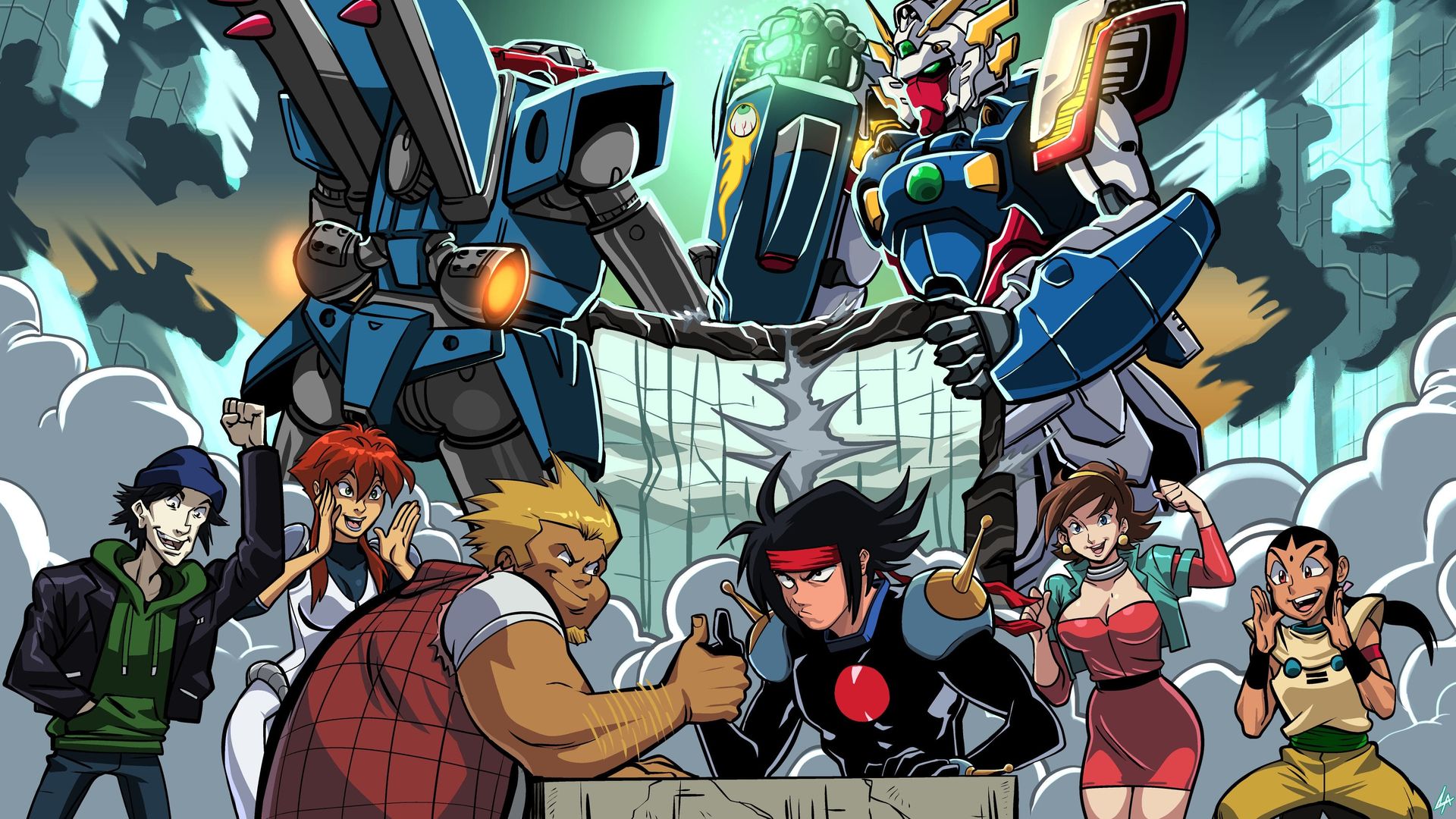 Megas XLR background