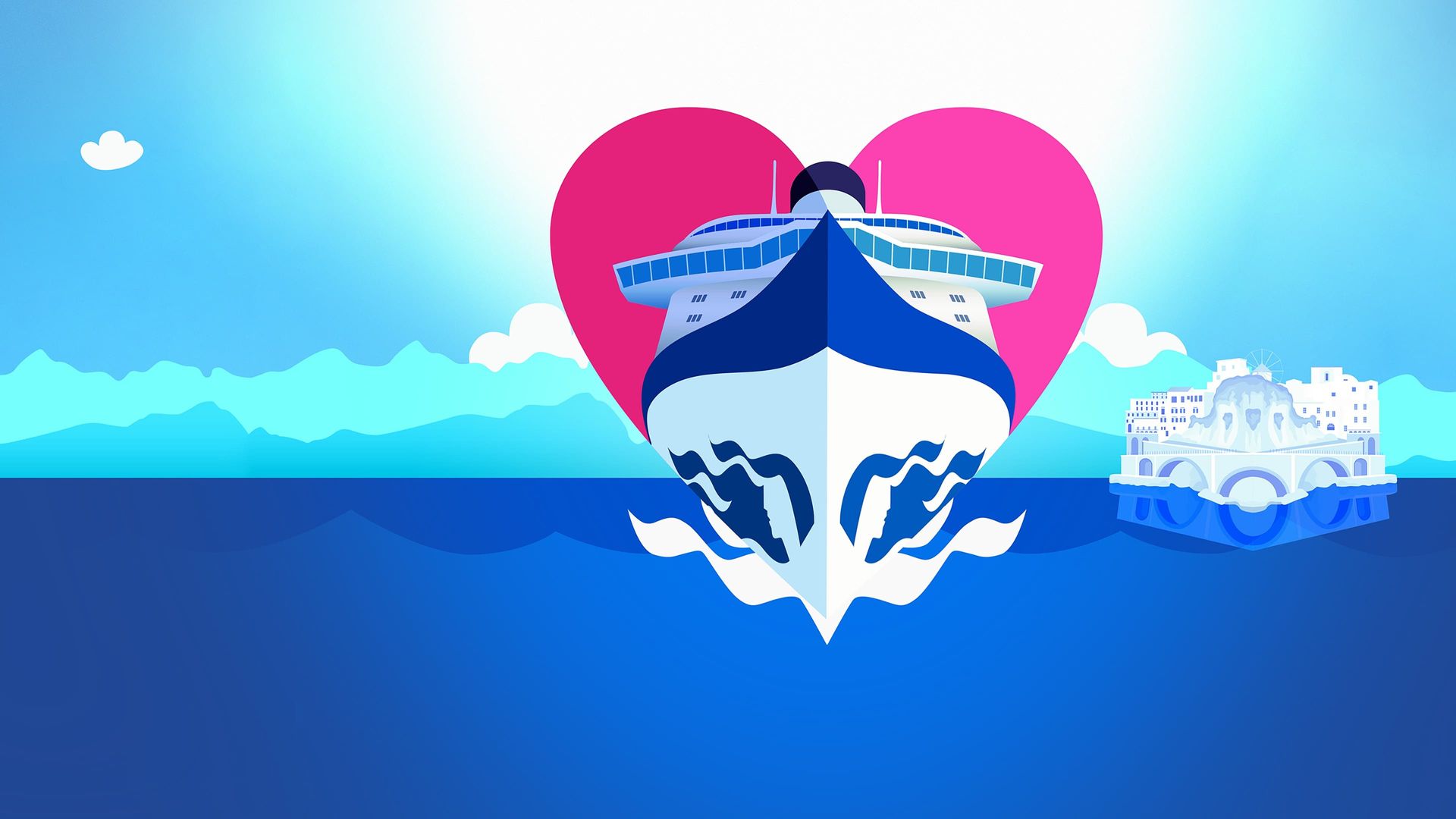 The Real Love Boat background